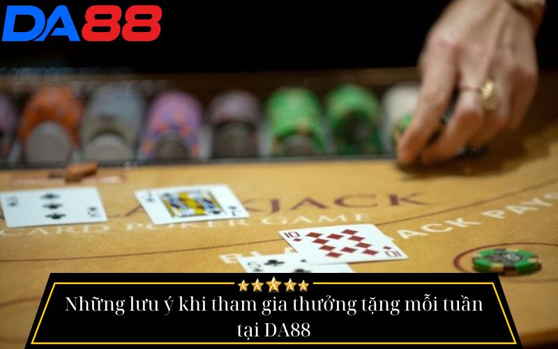 thưởng tặng mỗi tuần